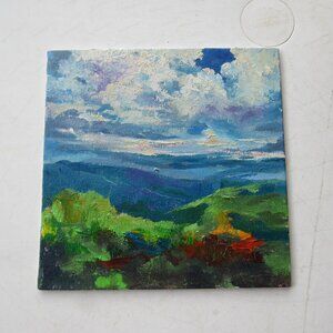 Original Acrylic Landscape Painting Signed